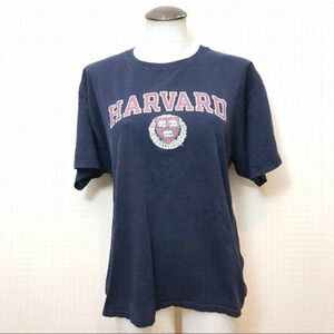 𝅺vintage Navy Style Navy Harvard Tee Shirt
